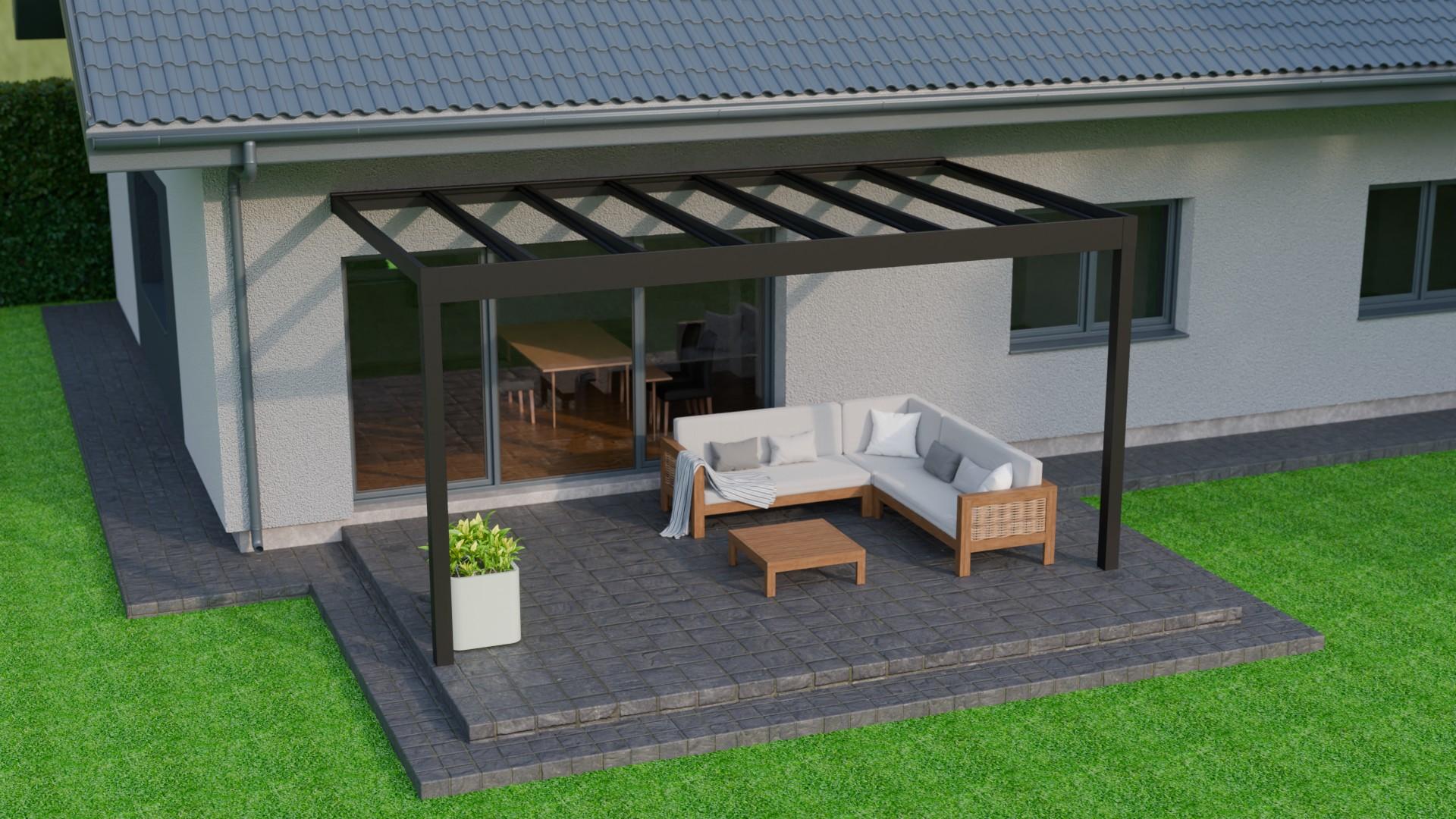 Deponti Trebbiano Glass Pergola — Seamless Luxury Between Home & Garden