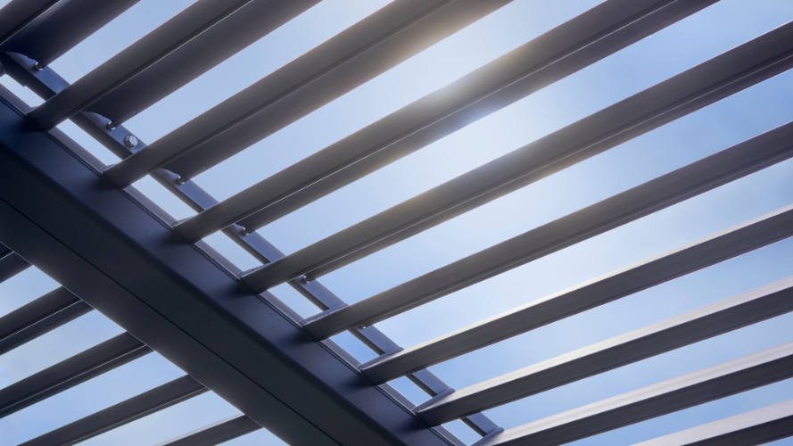 Deponti Pinela Aluminium Louvered Roof Pergola – Smart Tilting Louvers, Year-Round Comfort