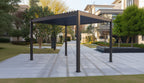 Hartman Como Aluminium Pergola (3x3 m & 4x3 m) – Adjustable Louvered Roof with Solar LED Lights
