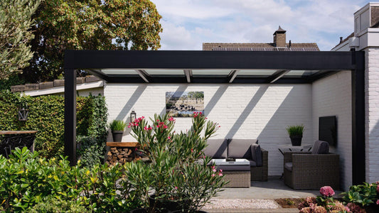 Deponti Trebbiano Glass Pergola — Seamless Luxury Between Home & Garden