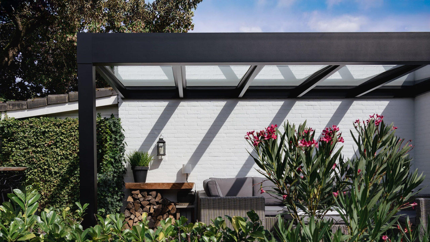 Deponti Trebbiano Glass Pergola — Seamless Luxury Between Home & Garden