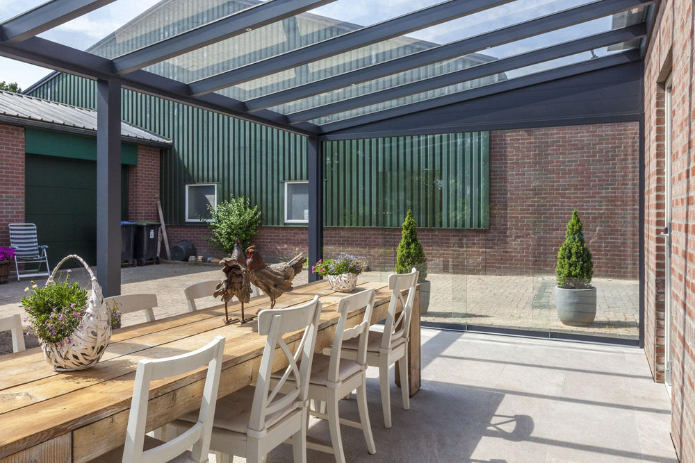 Deponti Pigato Plus – Wide-Span Glass Roof Veranda