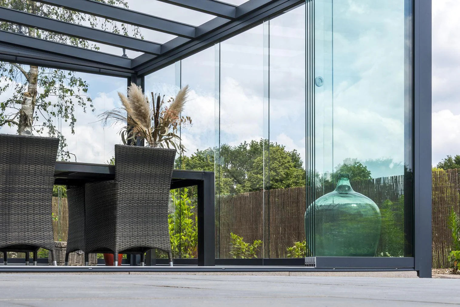 Deponti Pigato Plus – Wide-Span Glass Roof Veranda
