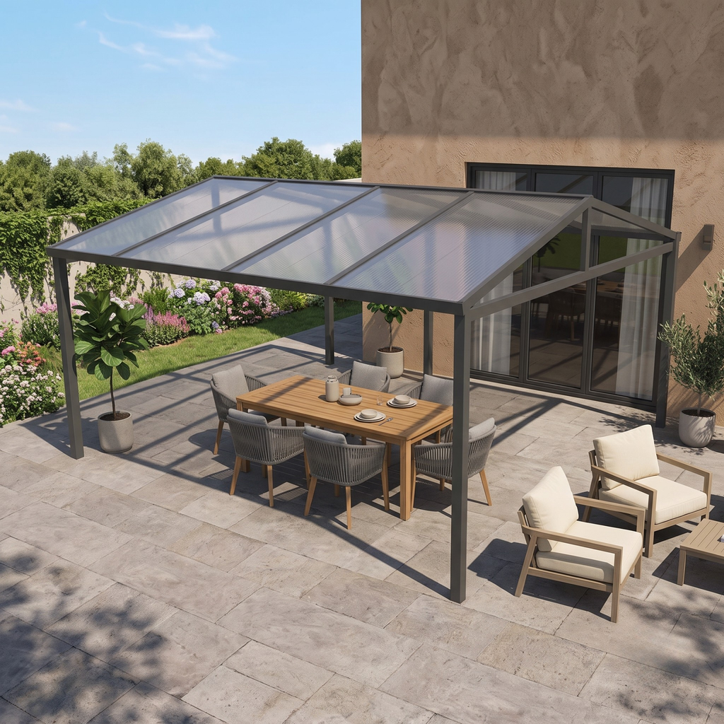 Morvelle Saddle Roof Canopy