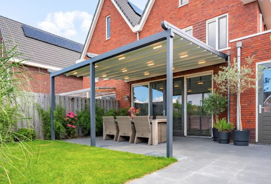 Deponti Verdeca Aluminium Pergola with Motorised Retractable Roof