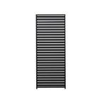 Nova Titan Fixed Louvred Side Wall Panel | Aluminium Pergola Privacy Screen | Grey & Pebble | 1m, 1.2m & 1.33m