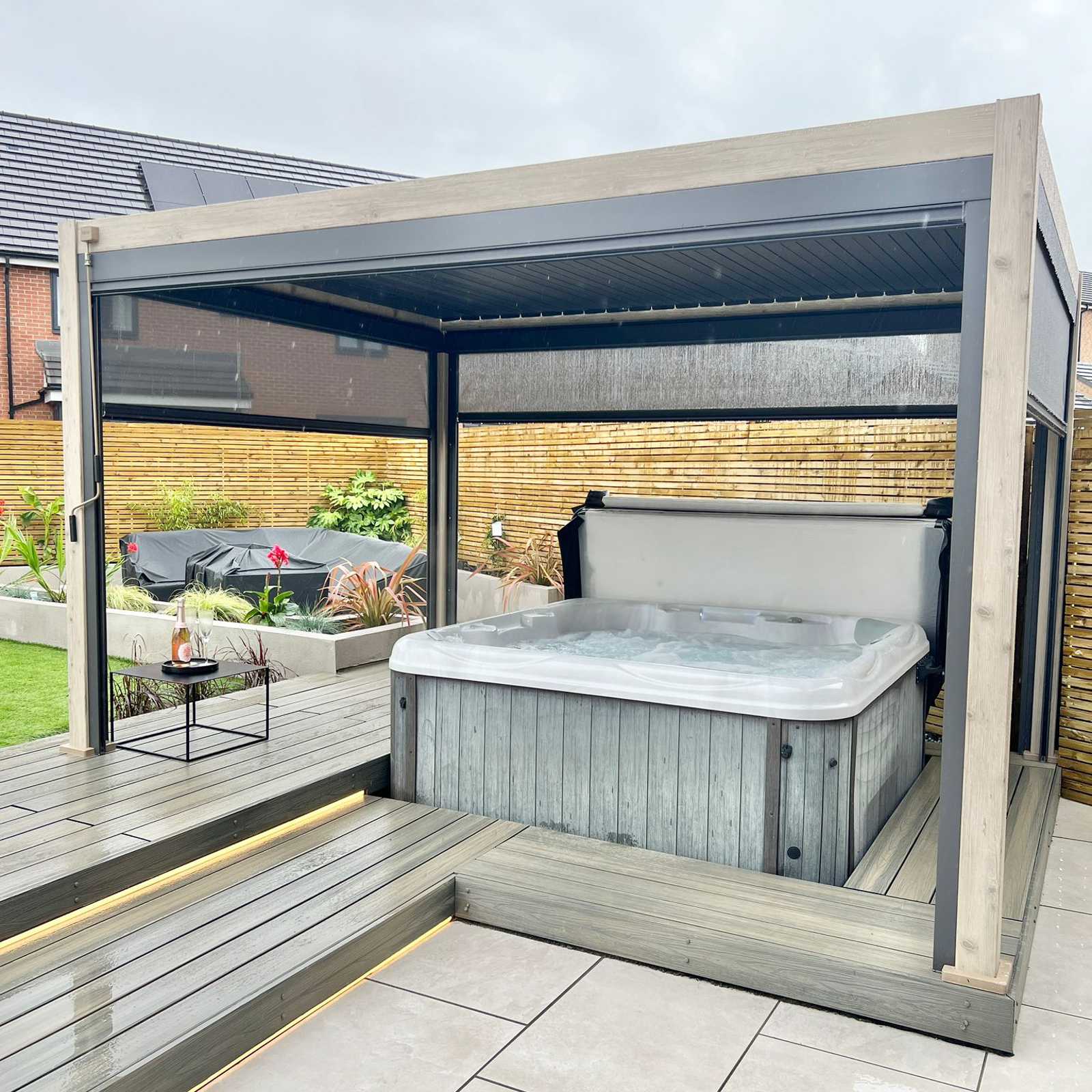 Nova Titan Aluminium Pergola – Premium Waterproof Louvered Outdoor Living Structure (Various Sizes)