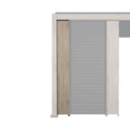 Nova Titan Aluminium Pergola 31cm Solid Side Wall Panel | Grey, Pebble & Wood Look | Outdoor Privacy Screen for Louvred Pergola