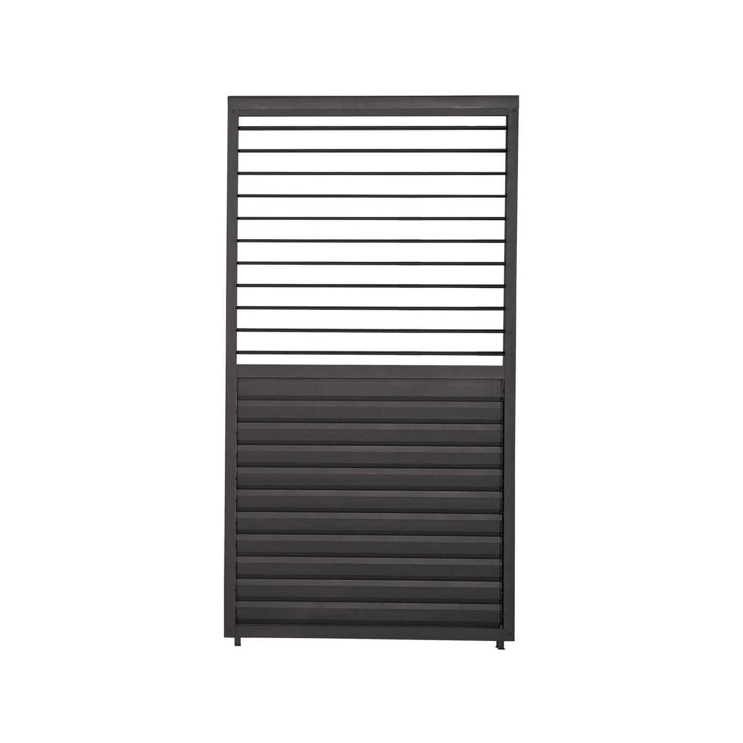 Nova Titan Aluminium Side Wall with Adjustable Louvres – Pergola Privacy Screen | Grey | Multiple Sizes
