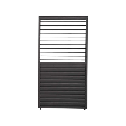 Nova Titan Aluminium Side Wall with Adjustable Louvres – Pergola Privacy Screen | Grey | Multiple Sizes