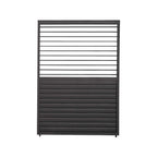 Nova Titan Aluminium Side Wall with Adjustable Louvres – Pergola Privacy Screen | Grey | Multiple Sizes