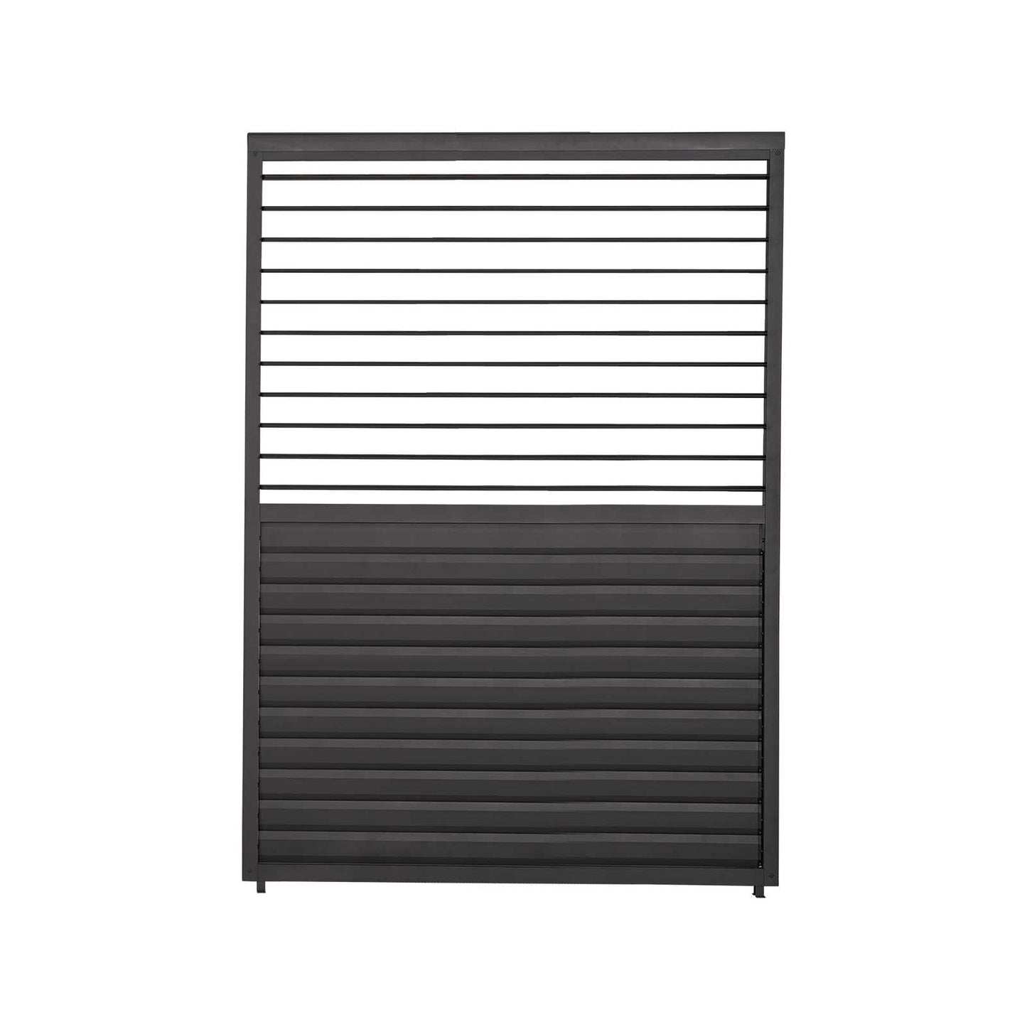 Nova Titan Aluminium Side Wall with Adjustable Louvres – Pergola Privacy Screen | Grey | Multiple Sizes