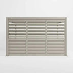 Nova Titan adjustable louvre side wall in Pebble, N24232