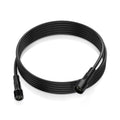 Nova pergola heater 5m extension lead, black cable coiled with waterproof male and female connectors