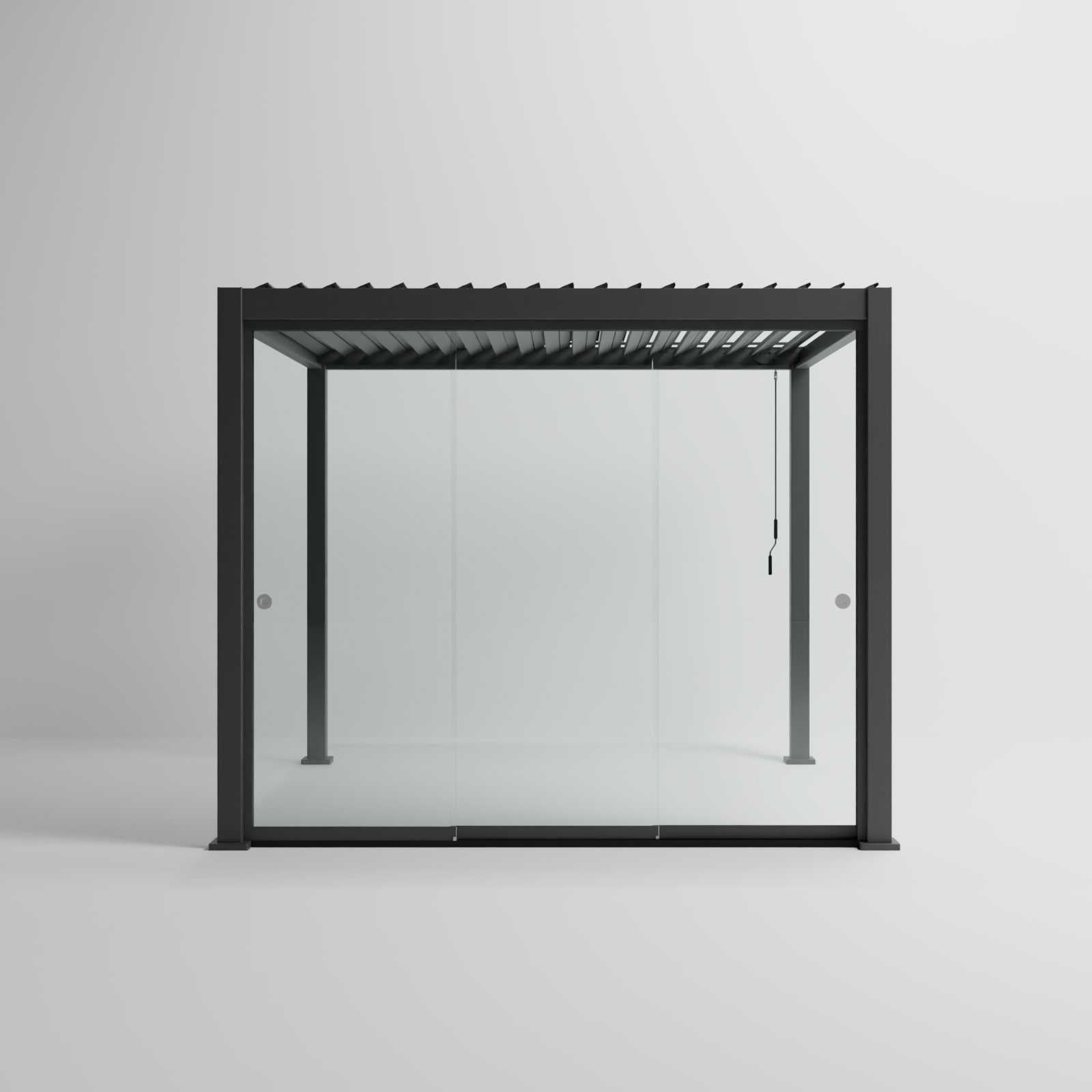 Nova Titan Glass Sliding Doors Pack | Aluminium Pergola Sliding Doors | 3.0M, 3.6M & 4.0M | Grey & Pebble | UK Delivery