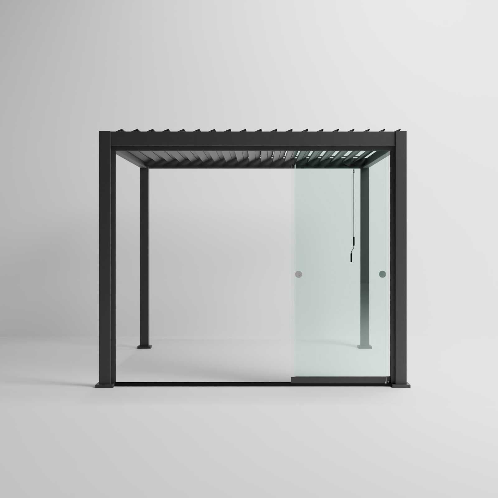Nova Titan Glass Sliding Doors Pack | Aluminium Pergola Sliding Doors | 3.0M, 3.6M & 4.0M | Grey & Pebble | UK Delivery