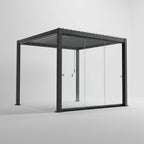Nova Titan Glass Sliding Doors Pack | Aluminium Pergola Sliding Doors | 3.0M, 3.6M & 4.0M | Grey & Pebble | UK Delivery