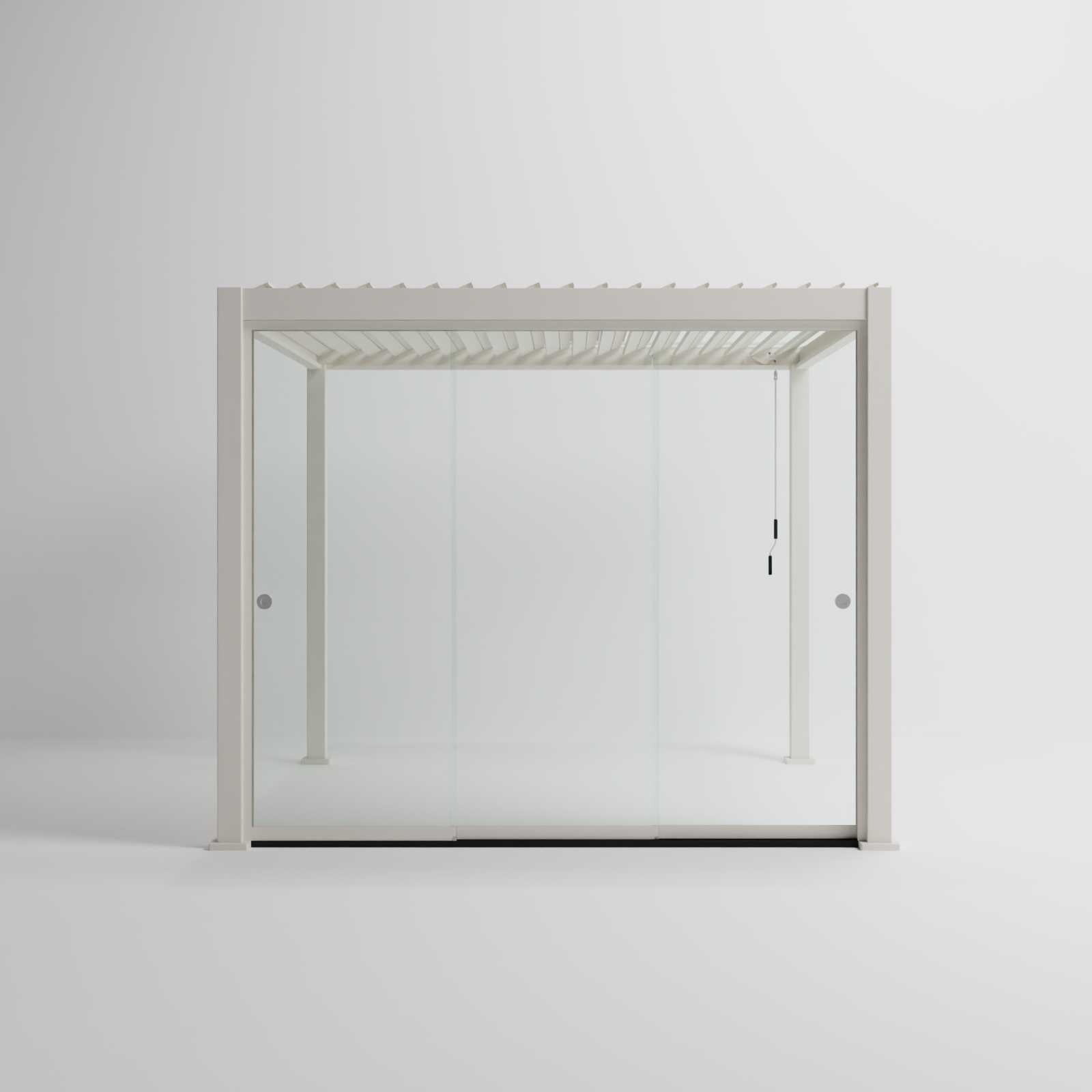 Nova Titan Glass Sliding Doors Pack | Aluminium Pergola Sliding Doors | 3.0M, 3.6M & 4.0M | Grey & Pebble | UK Delivery