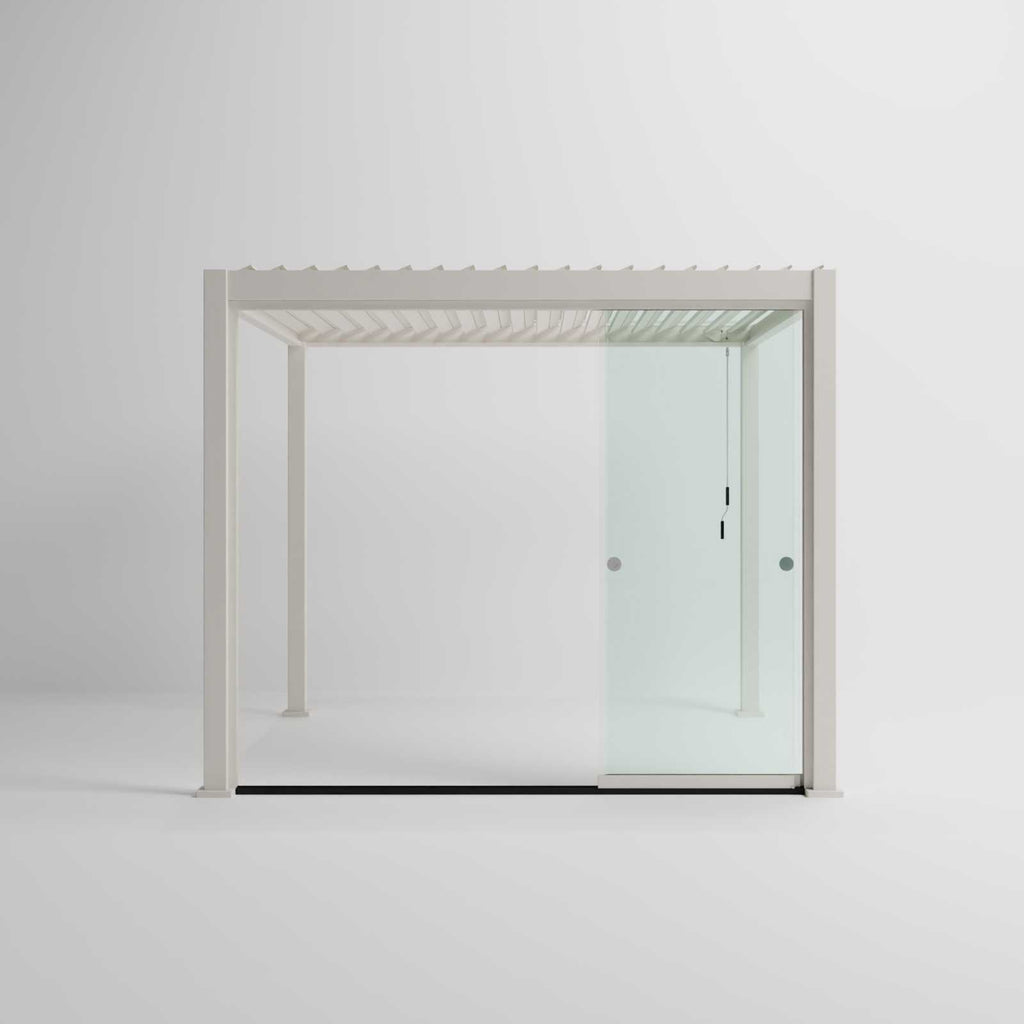 Nova Titan Glass Sliding Doors Pack | Aluminium Pergola Sliding Doors | 3.0M, 3.6M & 4.0M | Grey & Pebble | UK Delivery