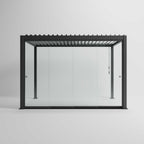 Nova Titan Glass Sliding Doors Pack | Aluminium Pergola Sliding Doors | 3.0M, 3.6M & 4.0M | Grey & Pebble | UK Delivery