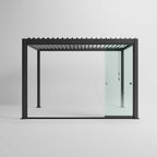 Nova Titan Glass Sliding Doors Pack | Aluminium Pergola Sliding Doors | 3.0M, 3.6M & 4.0M | Grey & Pebble | UK Delivery