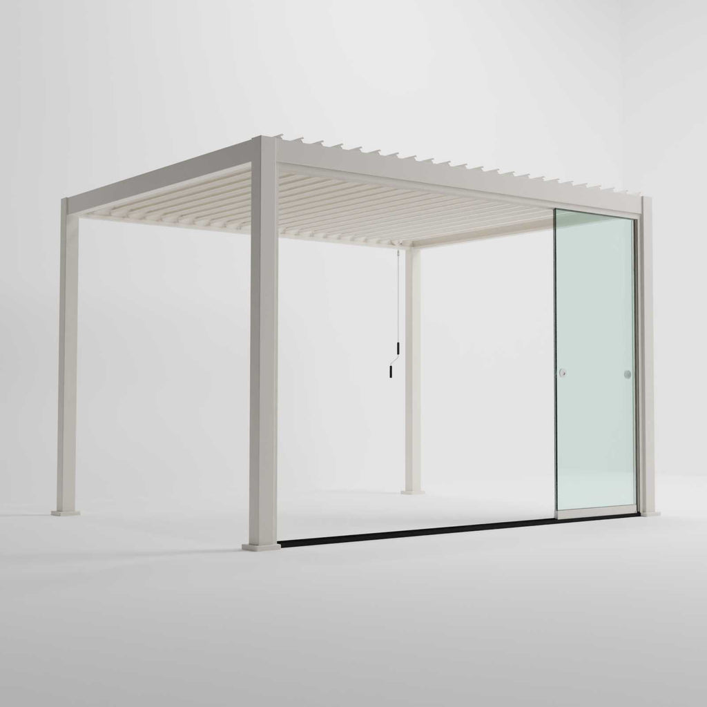 Nova Titan Glass Sliding Doors Pack | Aluminium Pergola Sliding Doors | 3.0M, 3.6M & 4.0M | Grey & Pebble | UK Delivery