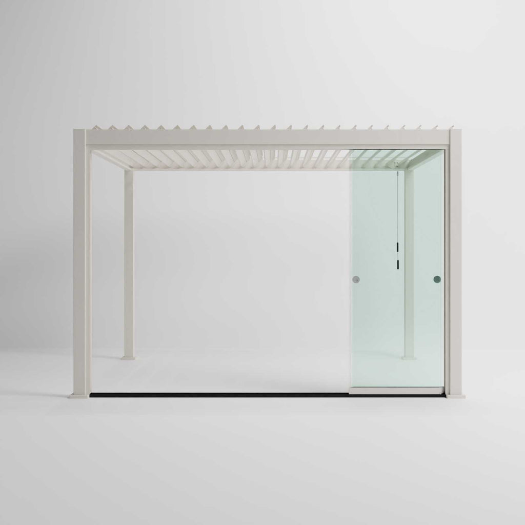Nova Titan Glass Sliding Doors Pack | Aluminium Pergola Sliding Doors | 3.0M, 3.6M & 4.0M | Grey & Pebble | UK Delivery