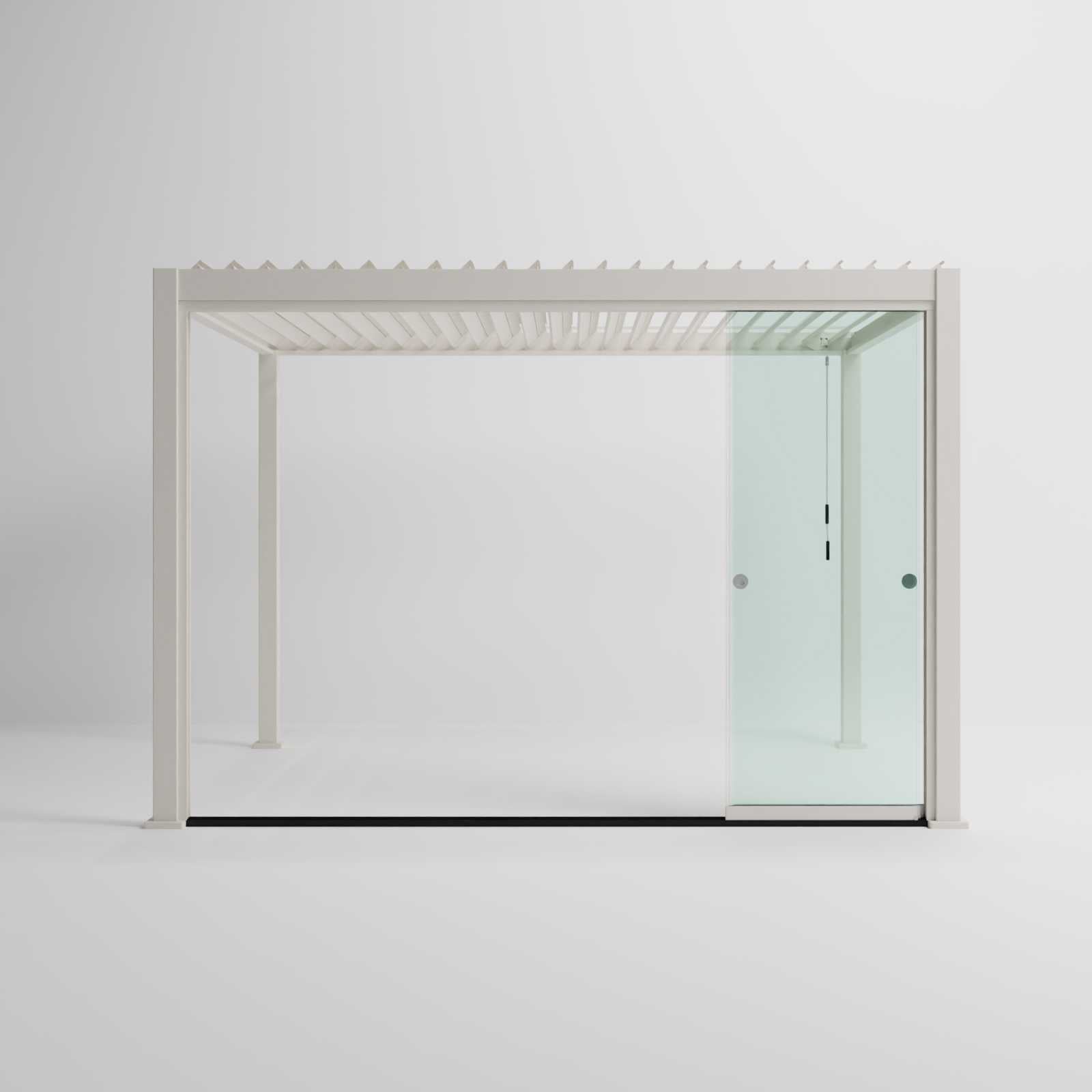 Nova Titan Glass Sliding Doors Pack | Aluminium Pergola Sliding Doors | 3.0M, 3.6M & 4.0M | Grey & Pebble | UK Delivery