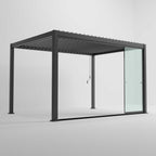 Nova Titan Glass Sliding Doors Pack | Aluminium Pergola Sliding Doors | 3.0M, 3.6M & 4.0M | Grey & Pebble | UK Delivery