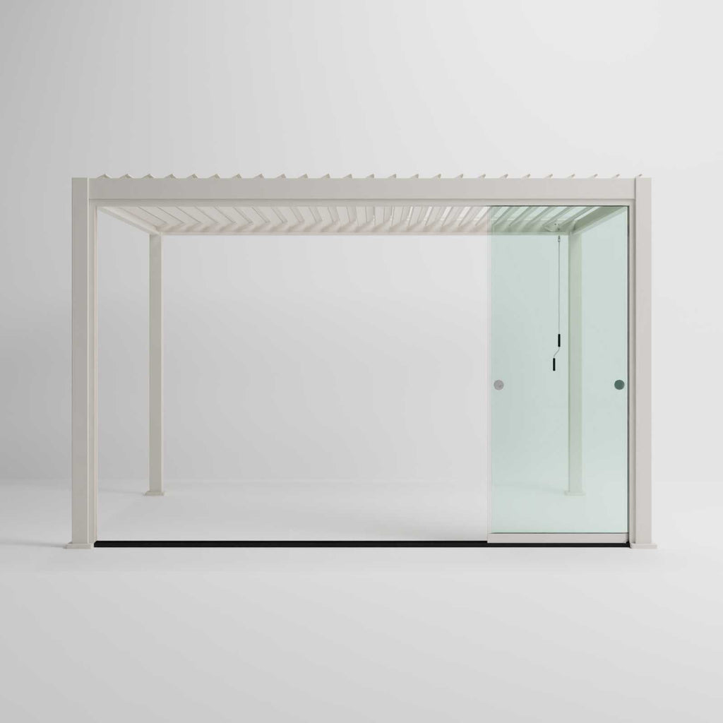 Nova Titan Glass Sliding Doors Pack | Aluminium Pergola Sliding Doors | 3.0M, 3.6M & 4.0M | Grey & Pebble | UK Delivery