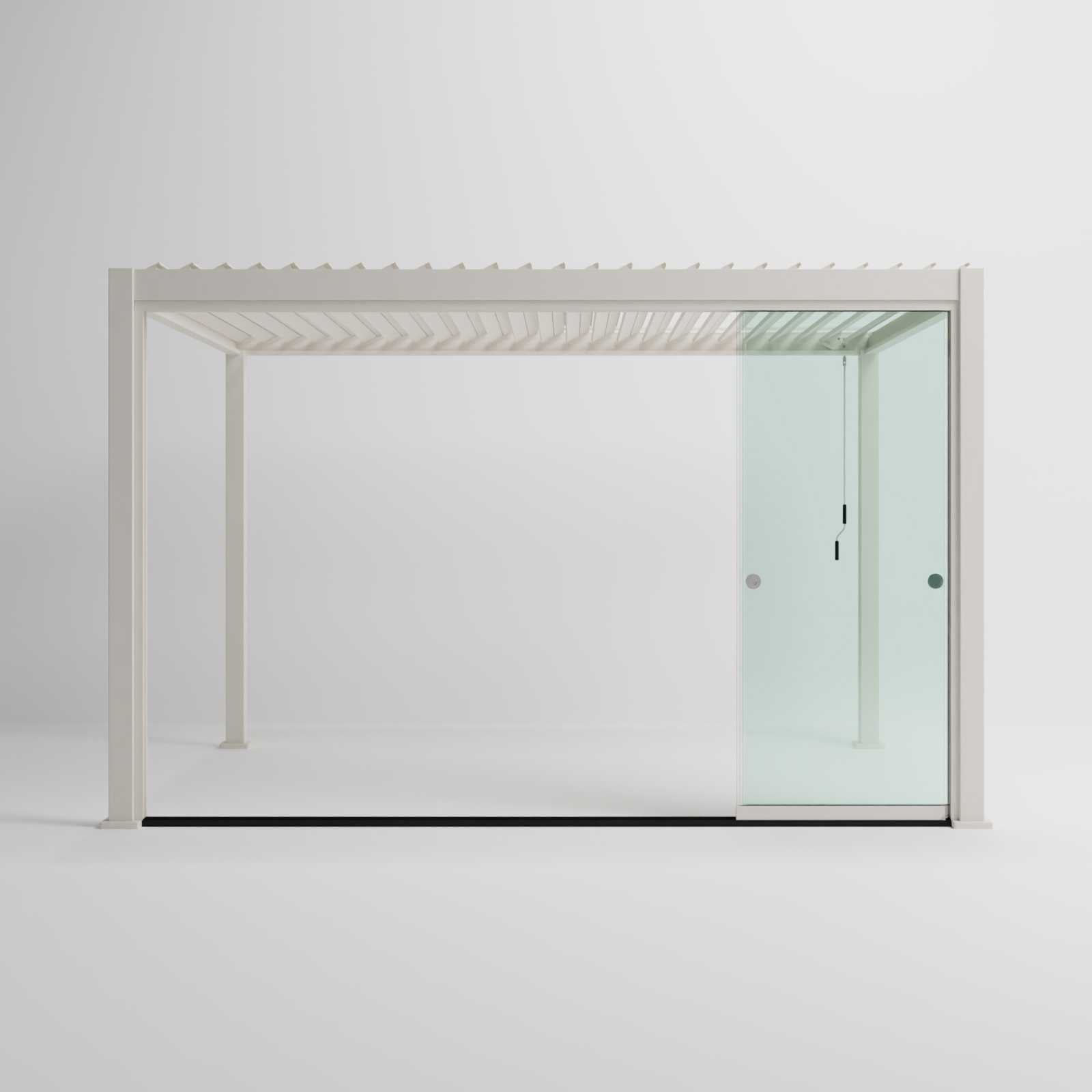 Nova Titan Glass Sliding Doors Pack | Aluminium Pergola Sliding Doors | 3.0M, 3.6M & 4.0M | Grey & Pebble | UK Delivery