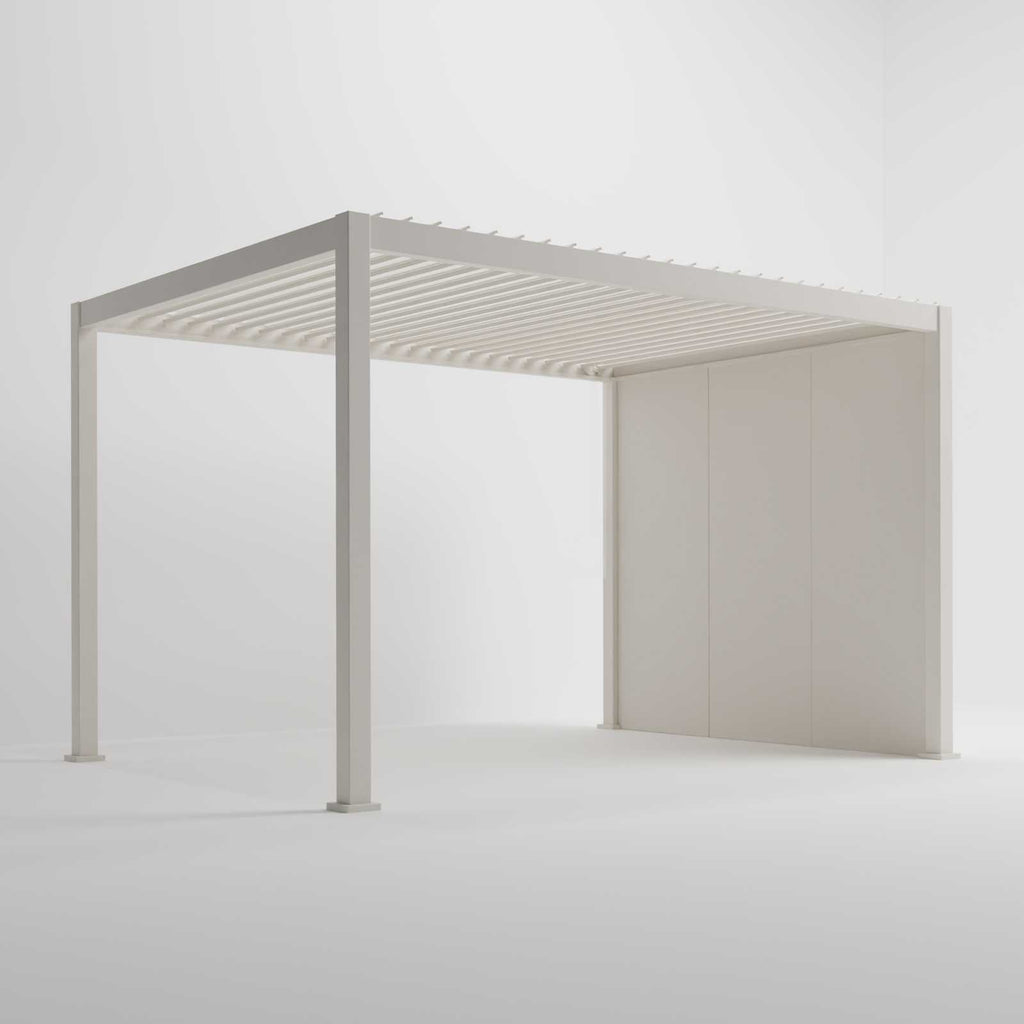 Nova Titan Solid Insulated Side Wall Panel — Aluminium Pergola Side Wall | 1.0m, 1.2m & 1.3m | Grey & Pebble | All-Season Privacy & Thermal Insulation