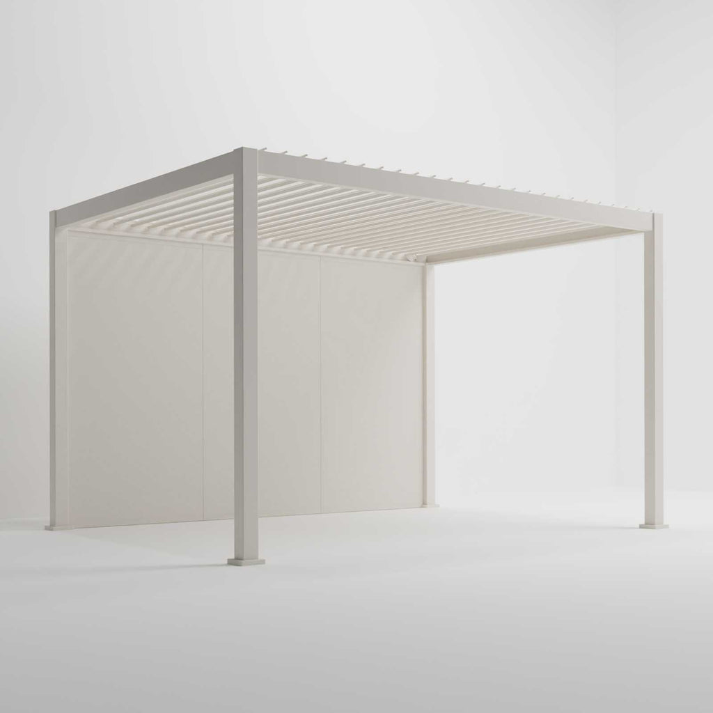 Nova Titan Solid Insulated Side Wall Panel — Aluminium Pergola Side Wall | 1.0m, 1.2m & 1.3m | Grey & Pebble | All-Season Privacy & Thermal Insulation