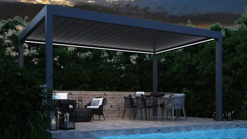 Deponti Pinela Deluxe – Aluminium Louvered Roof