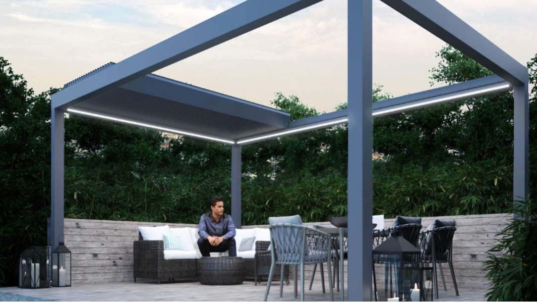 Deponti Pinela Deluxe – Aluminium Louvered Roof