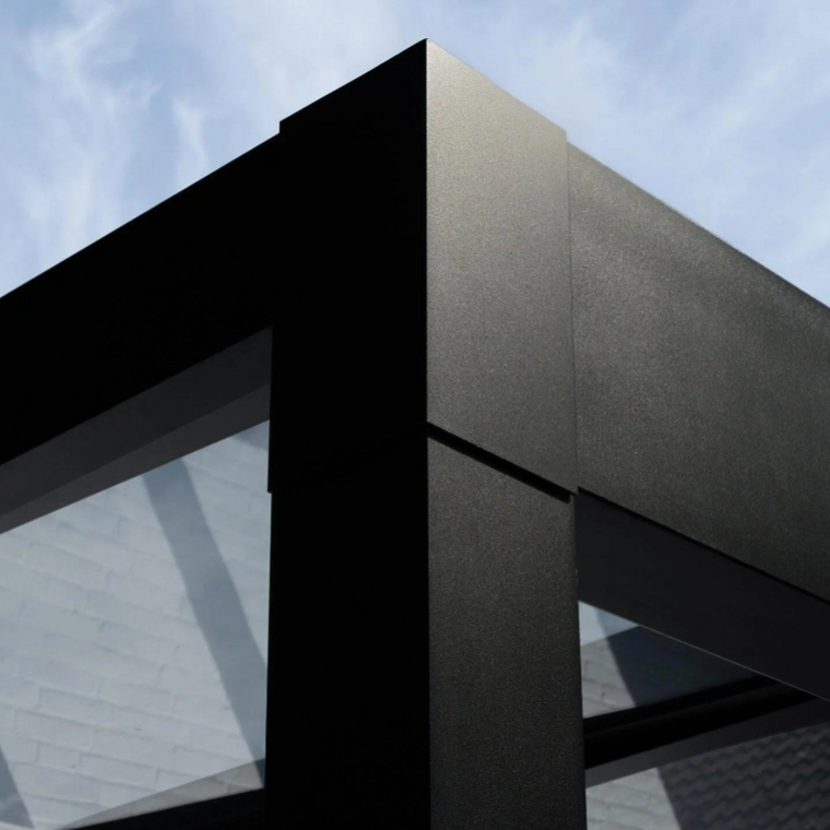Powder-coated finish