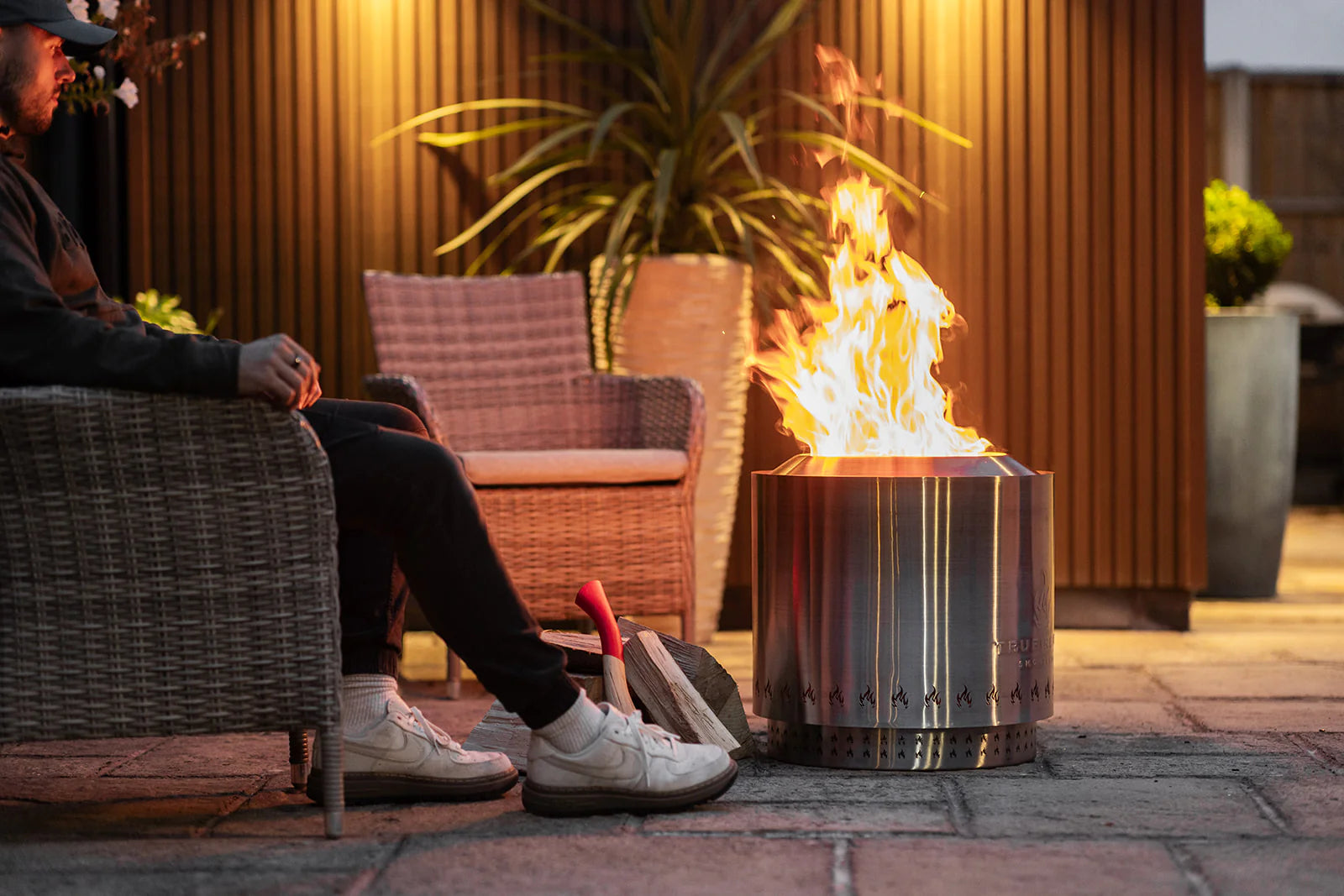 Smokeless Portable Fire Pit by TruFirePit™
