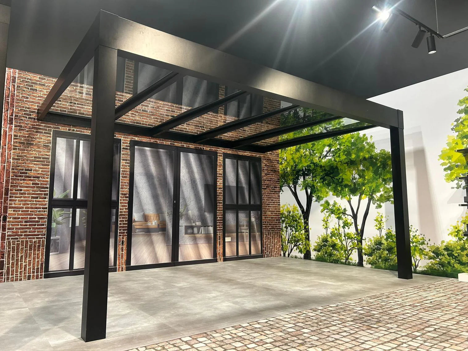 Deponti Trebbiano Glass Pergola — Seamless Luxury Between Home & Garden