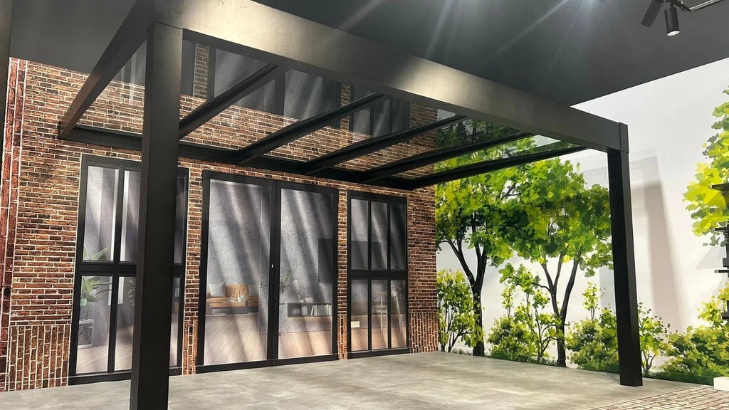 Deponti Trebbiano Glass Pergola — Seamless Luxury Between Home & Garden