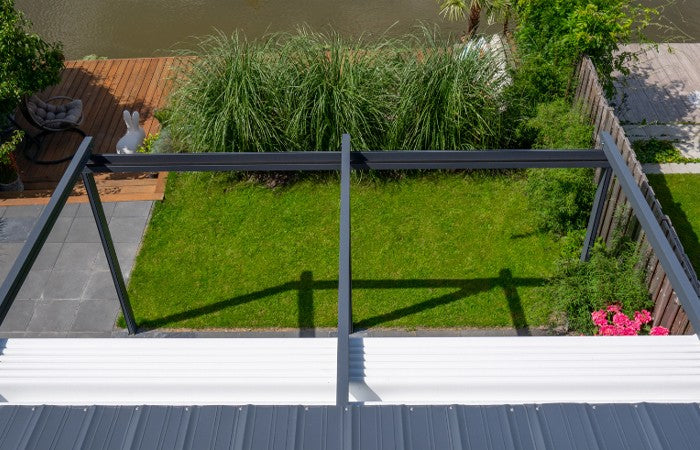 Deponti Verdeca Aluminium Pergola with Motorised Retractable Roof