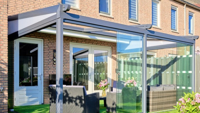 Deponti Verdeca Aluminium Pergola with Motorised Retractable Roof