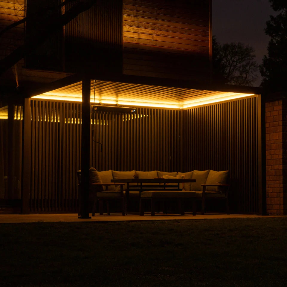 Nova RGBIC Smart LED Kit for Titan Pergola | App-Controlled Colour-Changing Pergola Lighting | Fits 2.4m–8.0m Titan Pergolas