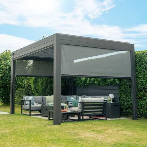 Nova Titan Pergola Pull-Down Privacy Screen