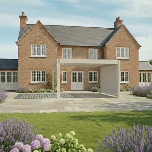 Nova Titan Pergola Pull-Down Privacy Screen