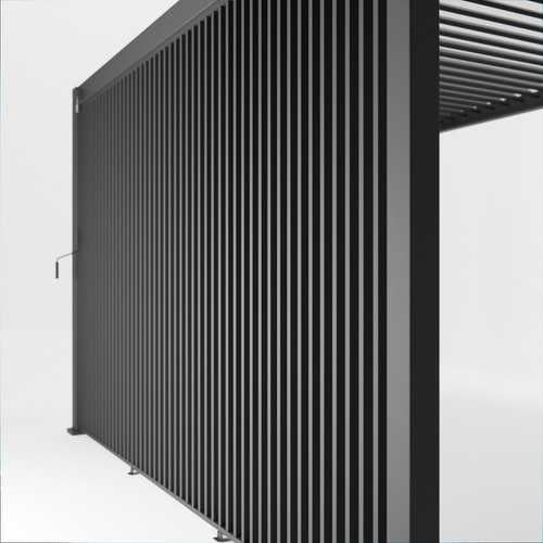 Nova Vertical Louvre Side Wall Panel