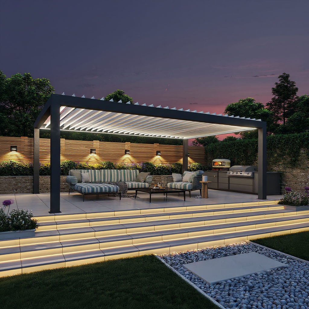 Morvelle Custom Bioclimatic Pergola