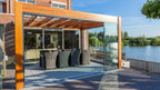 Deponti Trebbiano Glass Pergola — Seamless Luxury Between Home & Garden
