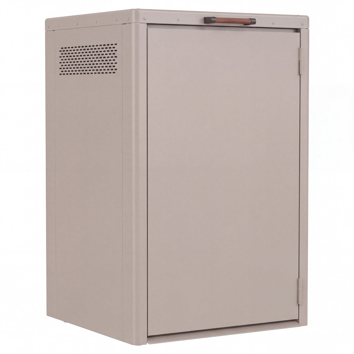 Nova Fortis Bin Storage Cupboard, Single, Pebble, N27074
