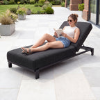 Nova Aire Sun Lounger, Grey, N26038