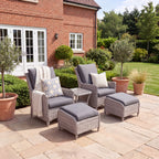 Nova Magnus 5pc Lounge Set with 0.5m Square Side Table, N27216